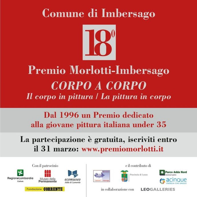 Proloco Imbersago - Locandina 18.o premio Morlotti